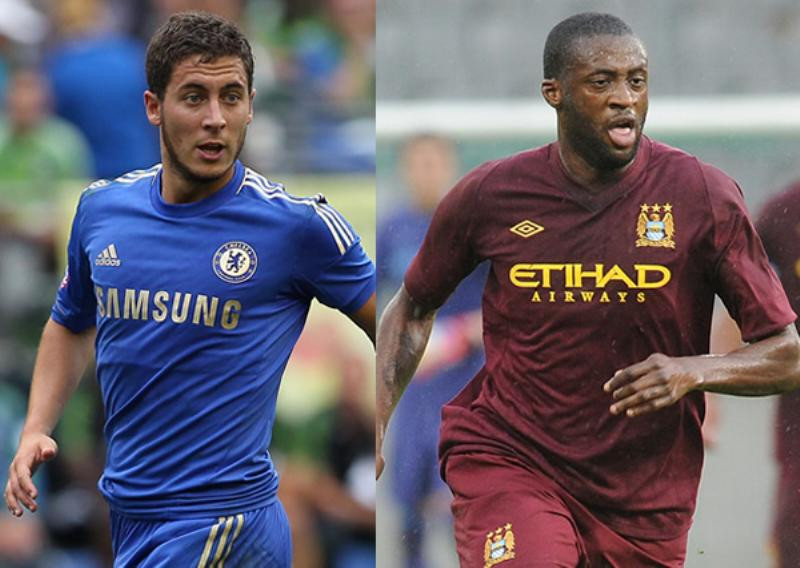 Eden Hazard – Yaya Toure: Nếu Hazard ra sân, anh sẽ được nếm mùi phong cách Premier League khi trước mắt anh sẽ là Yaya Toure, một trong những tiền vệ phòng ngự xuất sắc nhất giải Ngoại hạng (và cũng xuất sắc nhất thế giới). Toure dựa vào sức mạnh thể chất trong khi Hazard có tốc độ và kỹ thuật. Chiến thuật cũng sẽ đóng vai trò quan trọng: nếu Yaya Toure chơi tấn công nhiều hơn, Hazard sẽ có thêm đất biểu diễn. Nhưng với thể lực gần như không giới hạn của Toure, Hazard chắc gì sẽ thành công?