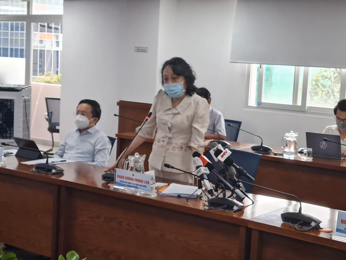 Bà Phạm Khánh Phong Lan - Trưởng Ban Quản lý An toàn thực phẩm Thành phố Hồ Chí Minh (ảnh: P.L)