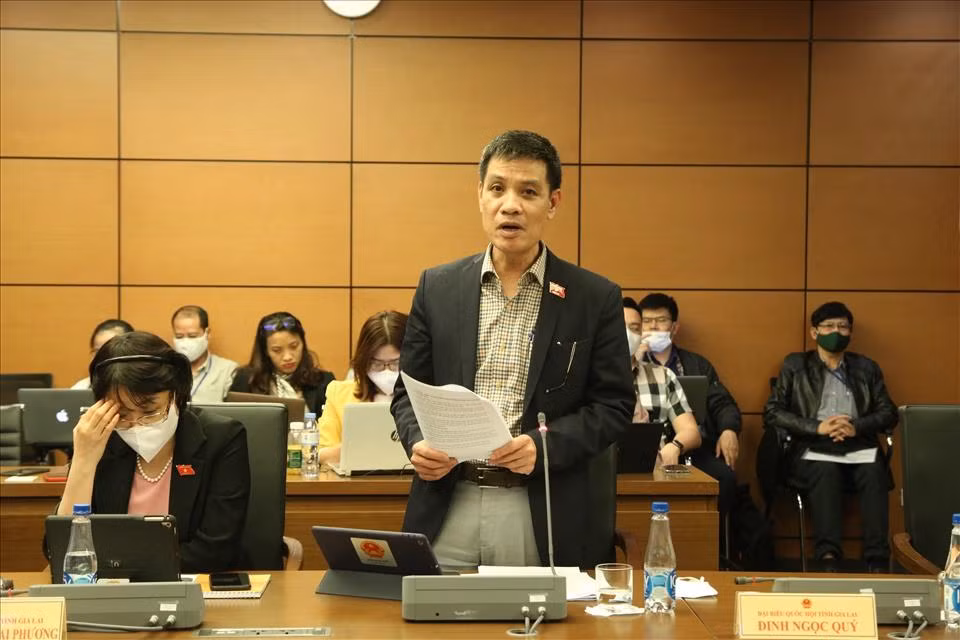 Đại biểu Đinh Ngọc Quý (đoàn Gia Lai). Ảnh: T.V