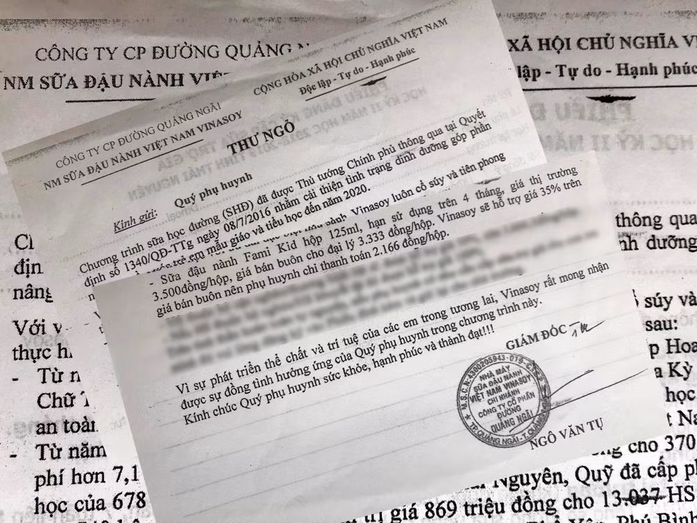 Có hay không việc Sở Giáo dục và Đào tạo tỉnh Thái Nguyên đã chỉ đạo các Phòng Giáo dục, các trường, giúp Nhà máy sữa đậu nành Việt Nam Vinasoy bán sữa vào trường học? Ảnh: Tùng Dương. Có hay không việc Sở Giáo dục và Đào tạo tỉnh Thái Nguyên đã chỉ đạo các Phòng Giáo dục, các trường, giúp Nhà máy sữa đậu nành Việt Nam Vinasoy bán sữa vào trường học? Ảnh: Tùng Dương.
