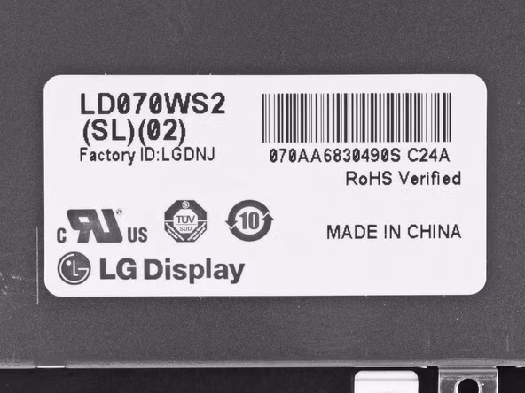 Màn hình 7" tấm nền IPS độ phân giải 1024x600 của Nook Tablet do LG sản xuất. Màn hình 7" tấm nền IPS độ phân giải 1024x600 của Nook Tablet do LG sản xuất.