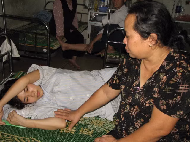 Bà Chu Thị Tuyên - mẹ của nạn nhân Lê Thị Lý thắt lòng trước sự việc của con gái mình.