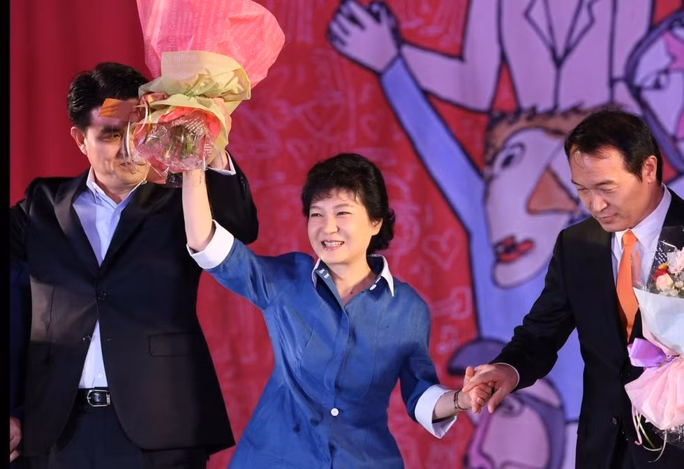 Park Geun-hye là người phụ nữ Hàn Quốc đầu tiên ra tranh cử Tổng thống