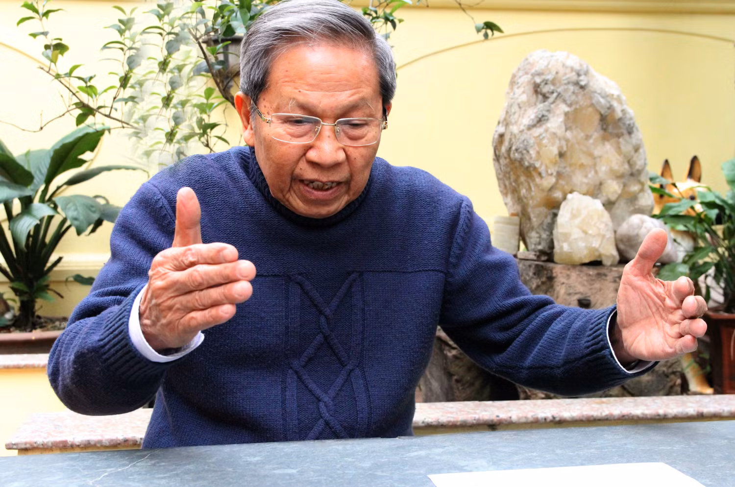 Thiếu tướng Lê Văn Cương: "Việc cắt giảm khâu trung gian - các Tổng cục là một cuộc cách mạng thực sự". Ảnh: Đỗ Thơm