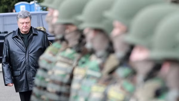 Tổng thống Ukraine Petro Poroshenko. Ảnh Rian.