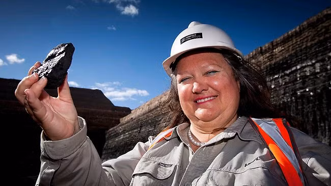 "Nữ hoàng của ngành thương mại quặng sắt toàn cầu" - Gina Rinehart (60 tuổi).