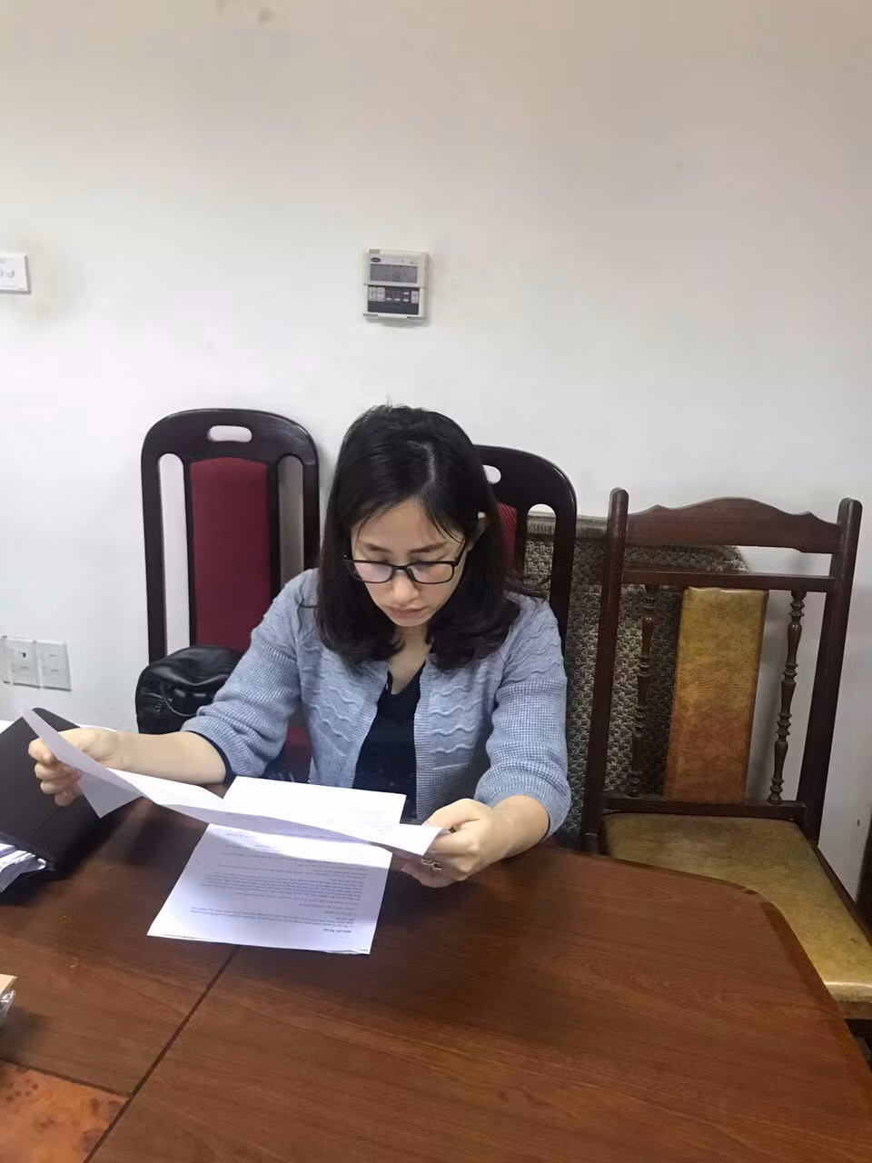 Bị can Lê Thị Vân Anh.