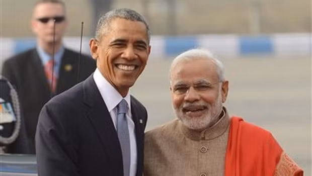 Thủ tướng Ấn Độ Narendra Modi và Tổng thống Hoa Kỳ Barack Obama, ảnh: AP.