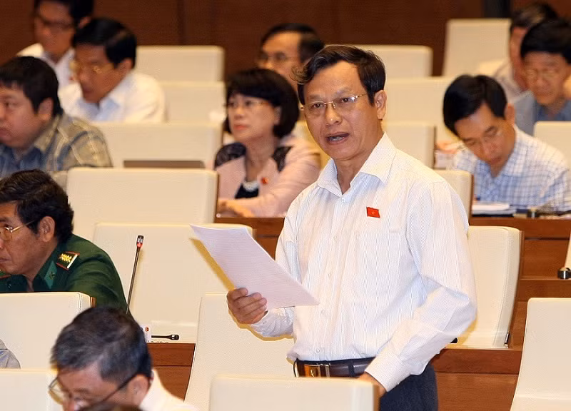Đại biểu Quốc hội Bùi Mạnh Hùng. ảnh: Trung tâm thông tin Quốc hội.