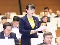 Đại biểu Nguyễn Thị Nguyệt Hường đoàn Hà Nội. Ảnh: Trung tâm báo chí Quốc hội. Đại biểu Nguyễn Thị Nguyệt Hường đoàn Hà Nội. Ảnh: Trung tâm báo chí Quốc hội.