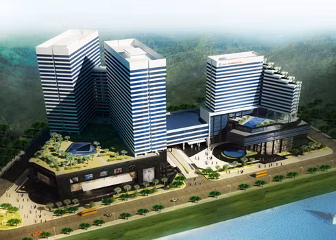 Phối cảnh giai đoạn 1 của khu phức hợp Hoang Anh Gia Lai Myanmar Centre tại Myanmar Phối cảnh giai đoạn 1 của khu phức hợp Hoang Anh Gia Lai Myanmar Centre tại Myanmar