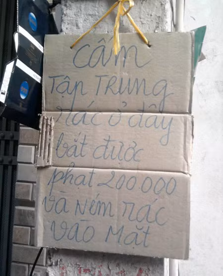 Lời răn đe mạnh mẽ. Lời răn đe mạnh mẽ.