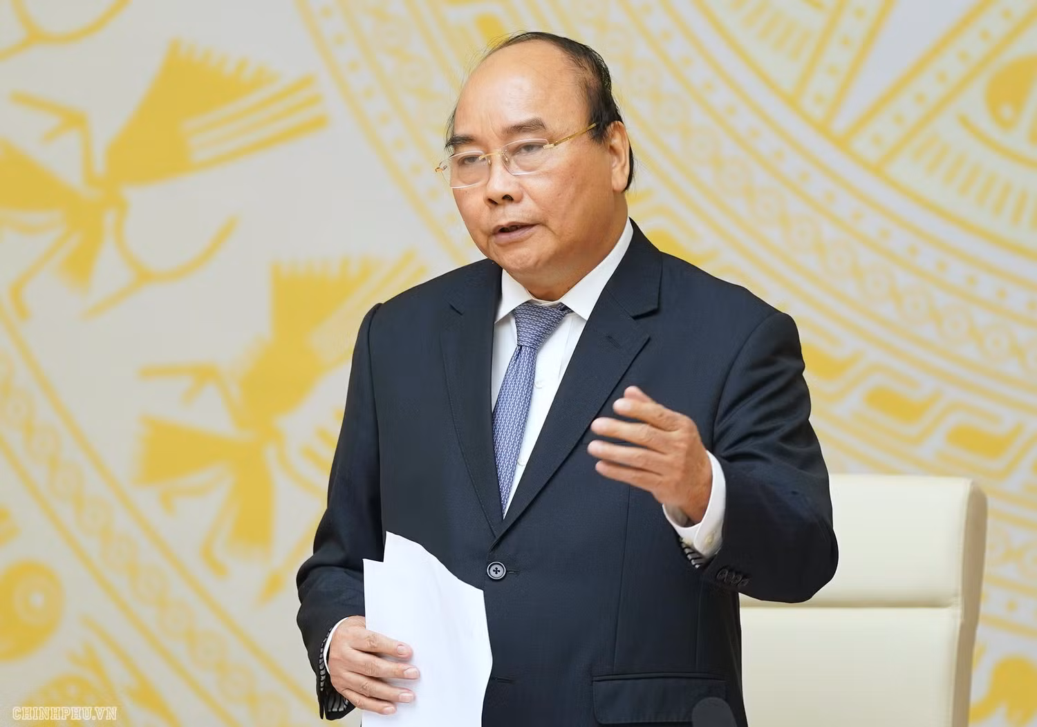 Thủ tướng phát biểu. Ảnh: VGP
