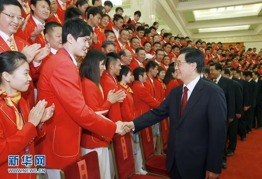 Lãnh đạo Trung Quốc chia vui với các vận động viên