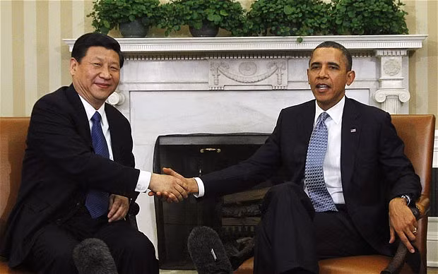 Tổng thống Mỹ Barack Obama và tiếp ông Tập Cận Bình thăm Mỹ khi còn là Phó chủ tịch nước