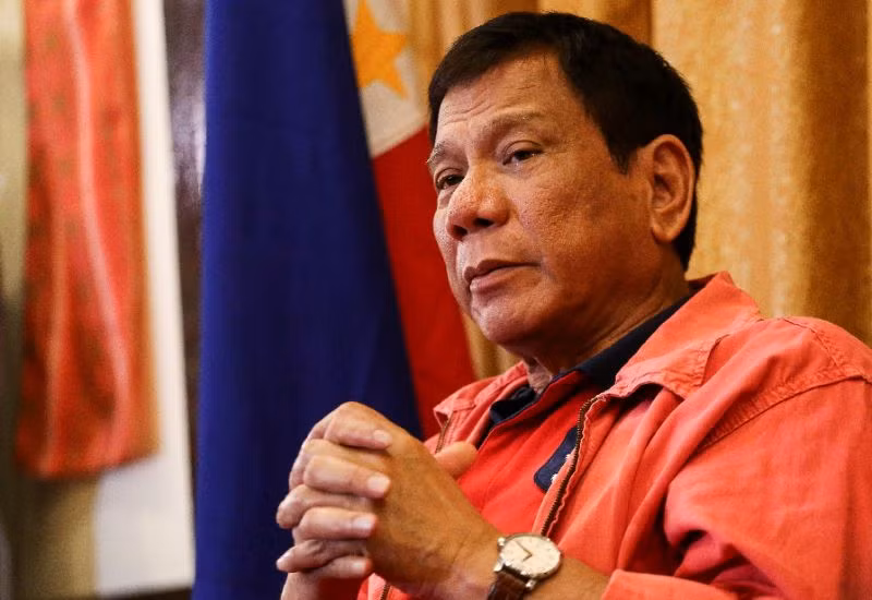 Tổng thống Philippines Rodrigo Duterte, ảnh: Youtube.