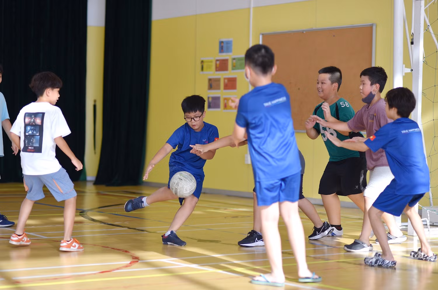 Các hoạt động nâng cao thể chất luôn được TH School chú trọng để cân bằng cùng các bộ môn văn hóa.