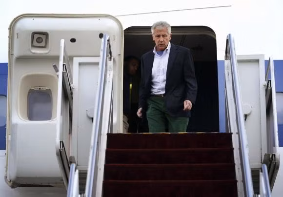 Bộ trưởng Quốc phòng Chuck Hagel bắt đầu chuyến thăm Bắc Kinh 3 ngày từ 7/4. Bộ trưởng Quốc phòng Chuck Hagel bắt đầu chuyến thăm Bắc Kinh 3 ngày từ 7/4.