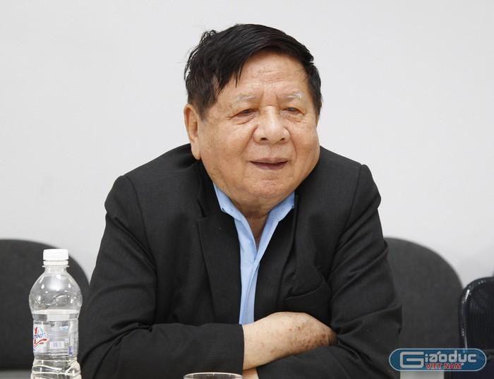 Phó giáo sư Trần Xuân Nhĩ - nguyên Thứ trưởng Bộ Giáo dục và Đào tạo. Ảnh: Tùng Dương