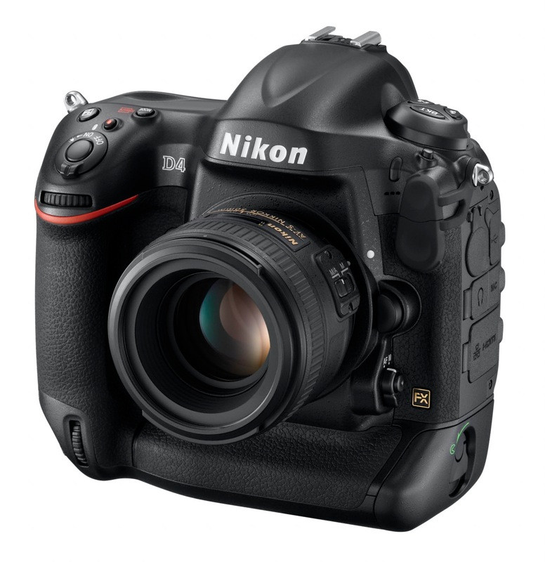 Nikon D4 tiếp nối thành công của D3 ra đời từ năm 2007 và D3s từ năm 2009 và nhắm đến khách hàng là những người chuyên nghiệp cần một chiếc máy chụp nhanh, xử lý nhanh. Những thay đổi mới trên D4 là rất lớn đối với những người đang dùng D3 và D3s. D4 trang bị cảm biến Full Frame 16.2Mp, có khả năng chụp liên tục 10 tấm trong chế độ tự động lấy nét hoàn toàn hoặc 11 tấm nếu khóa nét(ở D3 và D3s thì tốc độ là 10 tấm nhưng là khoá nét), chỉ cần 0,012s là máy đã có thể khởi động xong và sẵn sàng chụp. Nikon D4 tiếp nối thành công của D3 ra đời từ năm 2007 và D3s từ năm 2009 và nhắm đến khách hàng là những người chuyên nghiệp cần một chiếc máy chụp nhanh, xử lý nhanh. Những thay đổi mới trên D4 là rất lớn đối với những người đang dùng D3 và D3s. D4 trang bị cảm biến Full Frame 16.2Mp, có khả năng chụp liên tục 10 tấm trong chế độ tự động lấy nét hoàn toàn hoặc 11 tấm nếu khóa nét(ở D3 và D3s thì tốc độ là 10 tấm nhưng là khoá nét), chỉ cần 0,012s là máy đã có thể khởi động xong và sẵn sàng chụp.