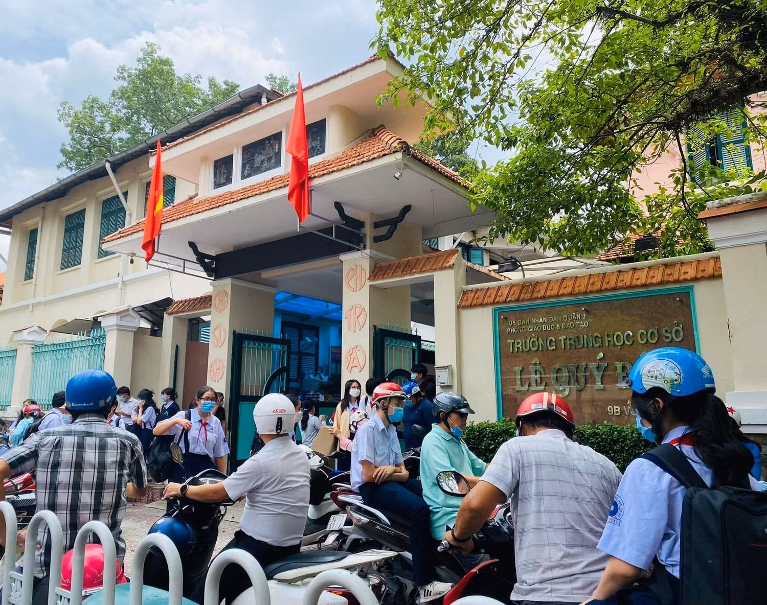 Trường trung học cơ sở Lê Quý Đôn, quận 3, Thành phố Hồ Chí Minh (ảnh minh họa: P.L)