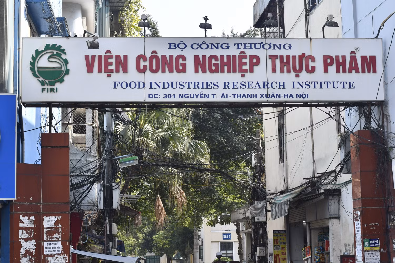 Viện Công nghiệp thực phẩm có địa chỉ tại số 301 Nguyễn Trãi (quận Thanh Xuân, Hà Nội). Ảnh: Ngọc Huệ