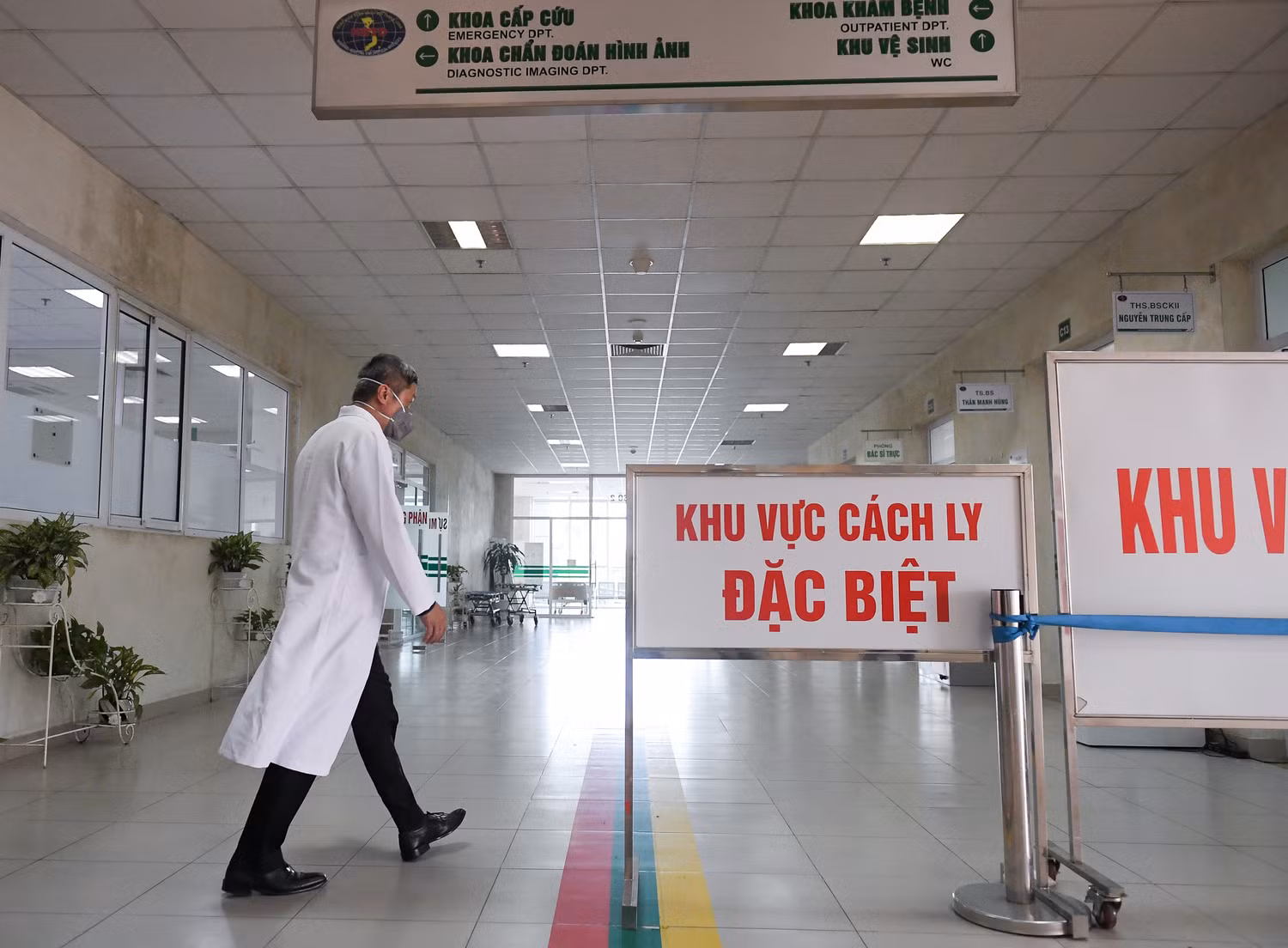 Khu cách ly đặc biệt tại Bệnh viện Nhiệt đới Trung ương cơ sở 2.