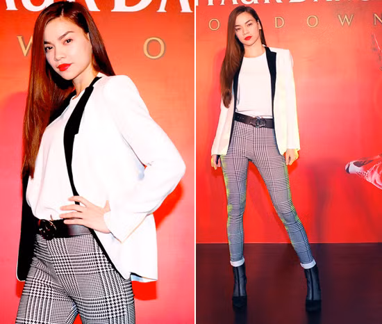 Hà Hồ diện áo blazer trắng cùng quần kẻ bó sát khoe vóc dáng mảnh mai và đặc biệt cô mặc kín vẫn rất quyến rũ Hà Hồ diện áo blazer trắng cùng quần kẻ bó sát khoe vóc dáng mảnh mai và đặc biệt cô mặc kín vẫn rất quyến rũ