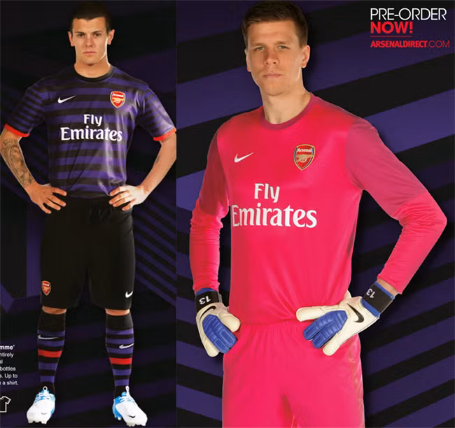 Áo thi đấu của Arsenal.