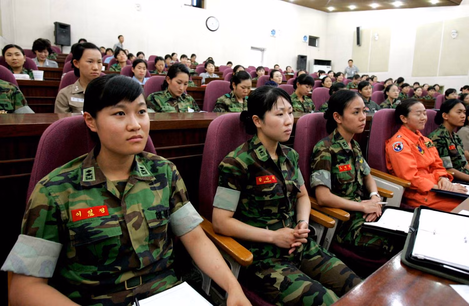 Nữ quân nhân Hàn Quốc. Nữ quân nhân Hàn Quốc.
