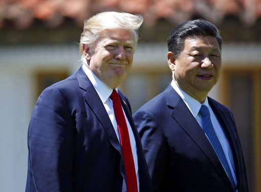 Tổng thống Mỹ Donald Trump và Chủ tịch Trung Quốc Tập Cận Bình tại Mar-a-Lago. Ảnh: AP.