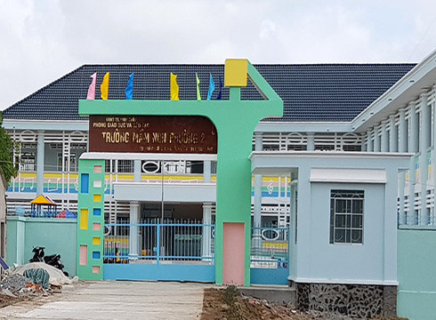 Trường mầm non phường 2, thị xã Vĩnh Châu, tỉnh Sóc Trăng (ảnh: Zing.vn) Trường mầm non phường 2, thị xã Vĩnh Châu, tỉnh Sóc Trăng (ảnh: Zing.vn)