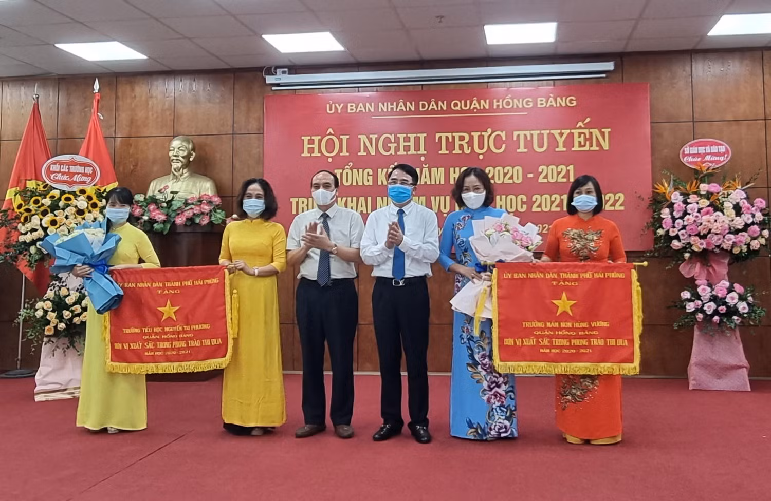 Năm học 2020 - 2021, quận Hồng Bàng đã có sự tiến bộ vượt bậc về chất lượng giáo dục và đầu tư xây dựng trường chuẩn quốc gia (Ảnh: Phương Linh)