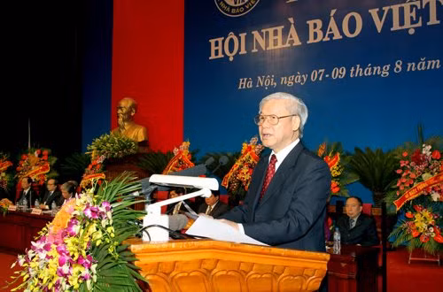 Tổng Bí thư Nguyễn Phú Trọng phát biểu tại Đại hội