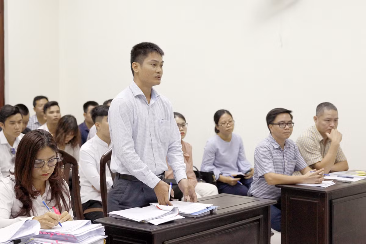 Ông Phạm Văn Anh - đại diện Công ty cổ phần tập đoàn xây dựng Hòa Bình. Ảnh: Tùng Dương