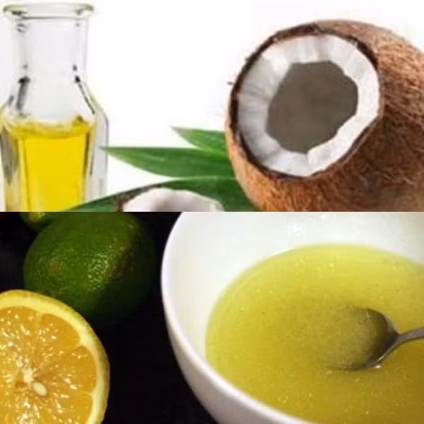 9. Cách một ngày thoa một lần hỗn hợp gồm một muỗng nhỏ dầu dừa với nửa muỗng to nước ép chanh tươi vào chân tóc rồi xoa bóp nhẹ da đầu. 9. Cách một ngày thoa một lần hỗn hợp gồm một muỗng nhỏ dầu dừa với nửa muỗng to nước ép chanh tươi vào chân tóc rồi xoa bóp nhẹ da đầu.