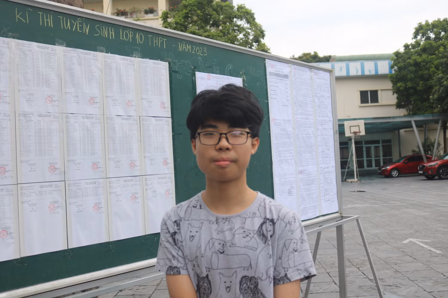 Thí sinh Võ Duy Minh chia sẻ trong ngày làm thủ tục dự thi. Ảnh: Vân Ánh Thí sinh Võ Duy Minh chia sẻ trong ngày làm thủ tục dự thi. Ảnh: Vân Ánh