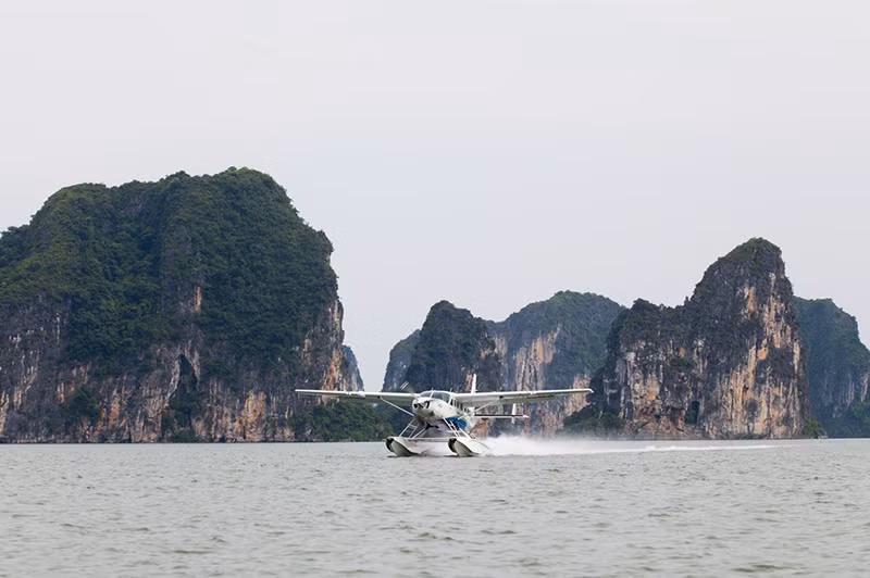 Hải Âu đang thua lỗ nặng nguy cơ ngừng bay - ảnh thủy phi cơ của Hãng hàng không Hải Âu/ nguồn Hải Âu Hải Âu đang thua lỗ nặng nguy cơ ngừng bay - ảnh thủy phi cơ của Hãng hàng không Hải Âu/ nguồn Hải Âu