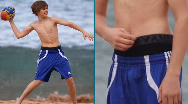 Justin Bieber nghiện... tụt quần? ảnh 17