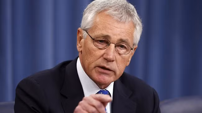 Bộ trưởng Quốc phòng Mỹ Chuck Hagel. Bộ trưởng Quốc phòng Mỹ Chuck Hagel.