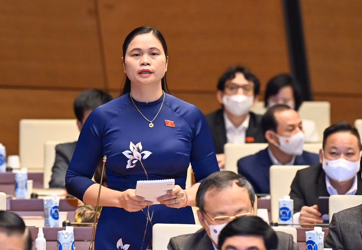 Đại biểu Ma Thị Thúy (Tuyên Quang). Ảnh VGP/Nhật Bắc