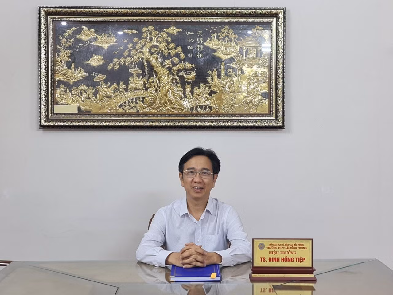 Theo thầy giáo Đinh Hồng Tiệp, mọi hoạt động trong nhà trường phải hướng về đúng chủ thể (Ảnh: HT)