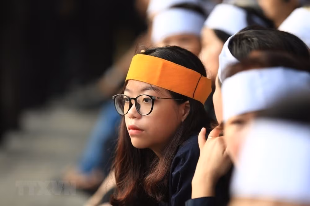 Những hình ảnh xúc động tại lễ tang nguyên Tổng Bí thư Đỗ Mười ảnh 4
