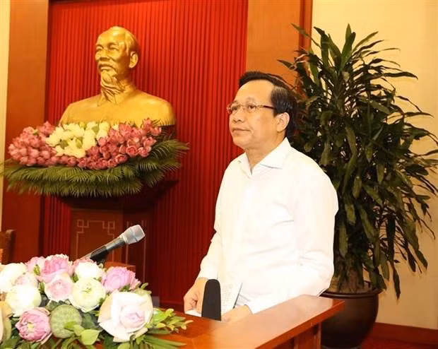 Bộ trưởng Bộ Lao động-Thương binh và Xã hội Đào Ngọc Dung phát biểu tại buổi gặp mặt. (Ảnh: Trí Dũng/TTXVN) Bộ trưởng Bộ Lao động-Thương binh và Xã hội Đào Ngọc Dung phát biểu tại buổi gặp mặt. (Ảnh: Trí Dũng/TTXVN)