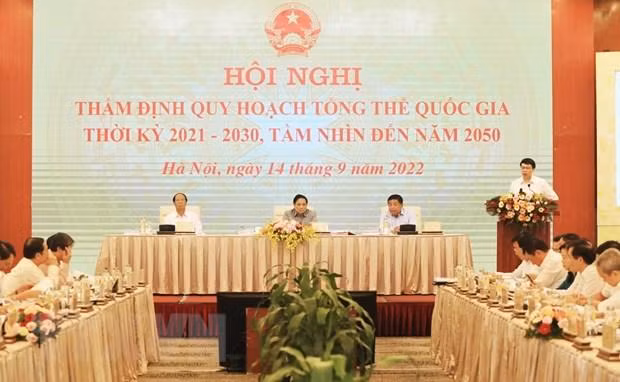 Thủ tướng Phạm Minh Chính dự và chỉ đạo hội nghị. (Ảnh: Tuấn Anh/TTXVN)