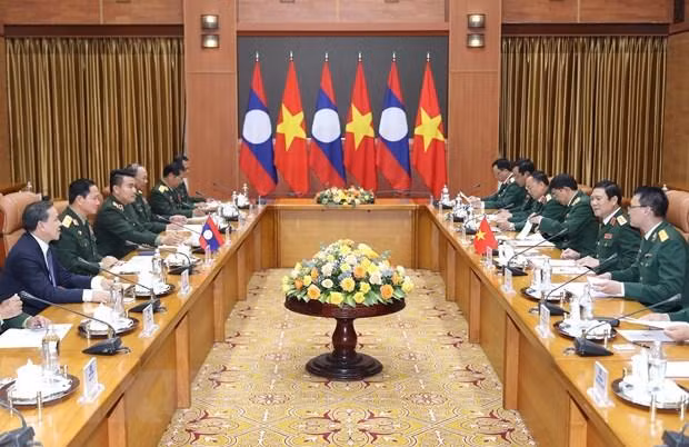 Quang cảnh hội đàm. (Ảnh: Trọng Đức/TTXVN) Quang cảnh hội đàm. (Ảnh: Trọng Đức/TTXVN)