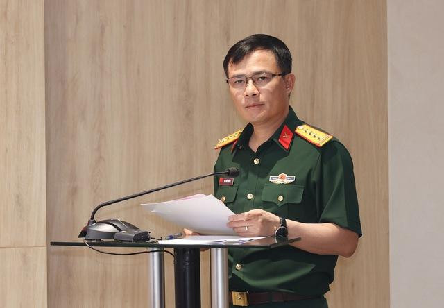 Đại tá Tào Đức Thắng, Chủ tịch kiêm Tổng giám đốc Viettel nhấn mạnh sau hơn 30 năm hình thành và phát triển, đến nay Viettel đã trở thành Tập đoàn kinh tế Nhà nước hàng đầu tại Việt Nam - Ảnh: VGP/Nhật Bắc