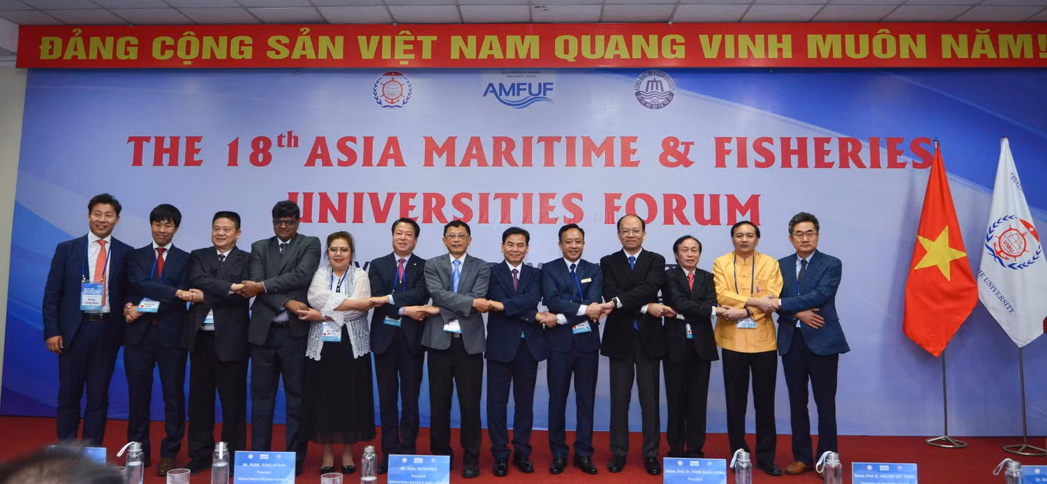 Hội nghị thường niên lần thứ 18 của Diễn đàn các Trường Đại học Hàng hải và Đánh cá Châu Á (AMFUF) Hội nghị thường niên lần thứ 18 của Diễn đàn các Trường Đại học Hàng hải và Đánh cá Châu Á (AMFUF)