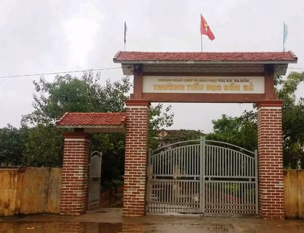 Trường Tiểu học Cồn Sẻ - nơi xảy ra sự việc. Ảnh: T.T