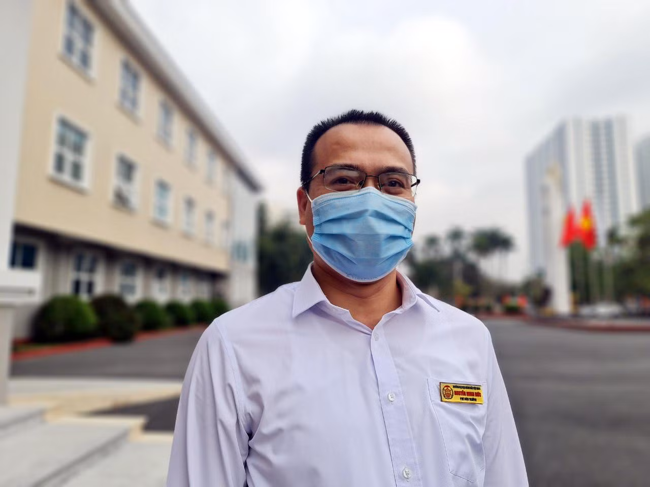 Phó giáo sư, Tiến sĩ Nguyễn Minh Đức, Phó hiệu trưởng Trường Đại học Hàng Hải cho biết, nhà trường đã lên sẵn kế hoạch dạy học trực tuyến trong tình hình dịch bệnh kéo dài (Ảnh: Lã Tiến)